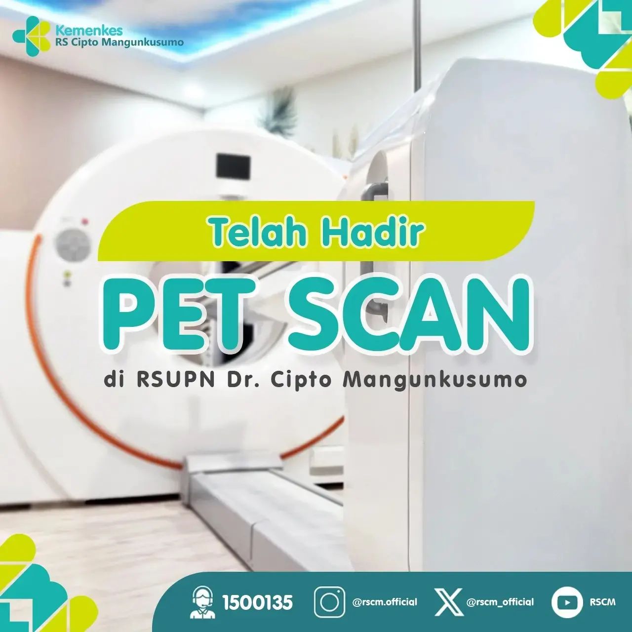 Hai Sobat Sehat!!

Sekarang telah hadir PET Scan di RSUP Nasional Dr.Cipto Mangu…